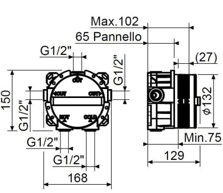 Внутренняя часть Plumberia Selection Psbox PSB003