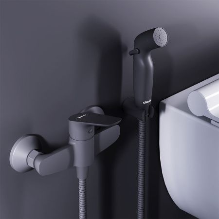 Смеситель для душа Damixa Jupiter 778000300 настенный черный