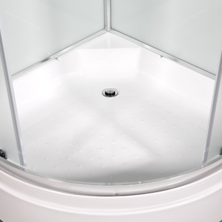 Душевая кабина AvaCan D271SLED 100х100 четверть круга с крышей ориентация универсальная