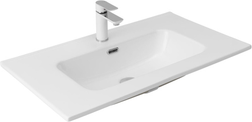 Раковина-столешница Aquanet Flat 00254364 полувстраиваемая цвет белый - фото 4