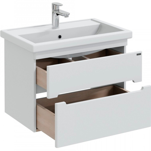 Тумба под раковину СанТа Лондон 224036 66х44х49 напольная цвет белый - фото 2