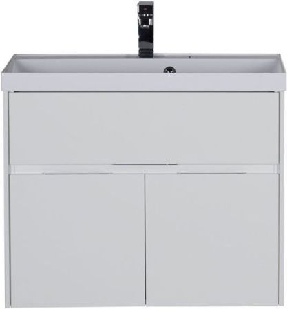 Тумба с раковиной Aquanet Латина 00212836 80х50 напольная цвет белый