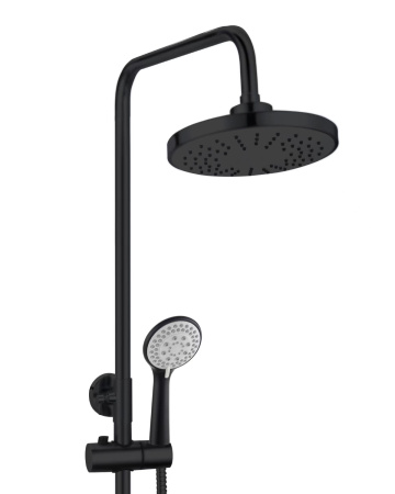 Душевая стойка OneLife P01-911b настенная цвет черный