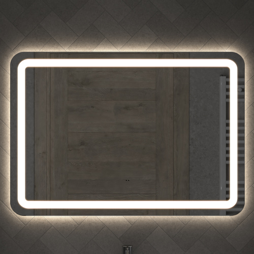 Зеркало с подсветкой VIGO Jess 242 100х70 цвет хром - фото 4