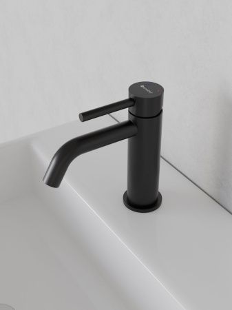 Смеситель Knotlor ECLIPSE SS-20/BL на раковину черный