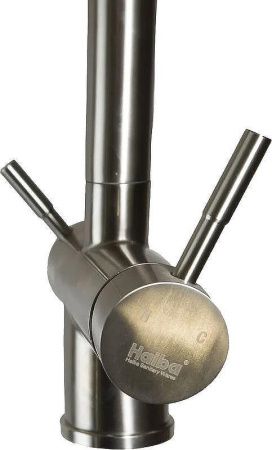 Смеситель для кухни Haiba HB70304-1 на мойку нержавеющая сталь