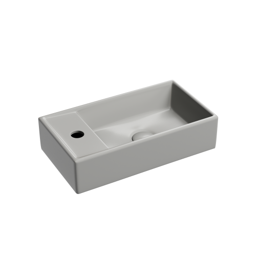 Раковина Ceramica Nova ELEMENT 42 см CN6051RMH подвесная цвет антрацит матовый - фото 2