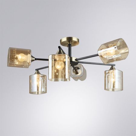 Люстра на штанге Arte Lamp Merci (Мерци) A4185PL-6BK