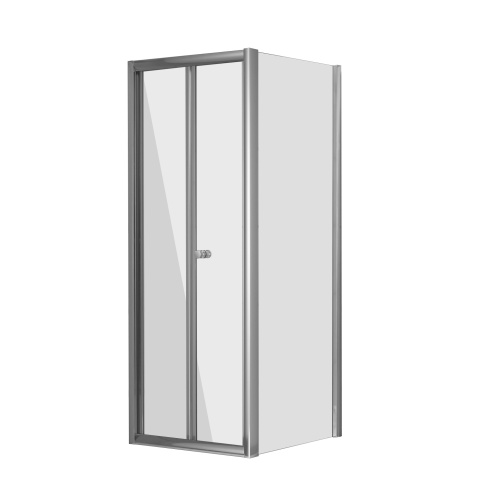 Душевой уголок Grossman Alba GR-8080Al2 80х80 стекло прозрачное профиль хром глянцевый