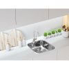 Кухонная мойка Grandex Aqua SELECT 44 200333 45х45 цвет серый поверхность матовая