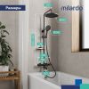 Душевая стойка Milardo Ideal Spa ILSBLTHM06 настенная цвет черный