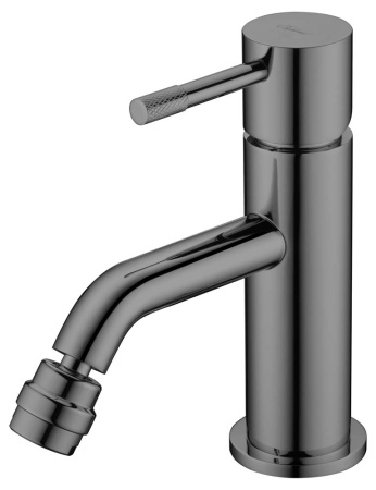 Смеситель Boheme Uno 466-SGM на биде графит глянцевый