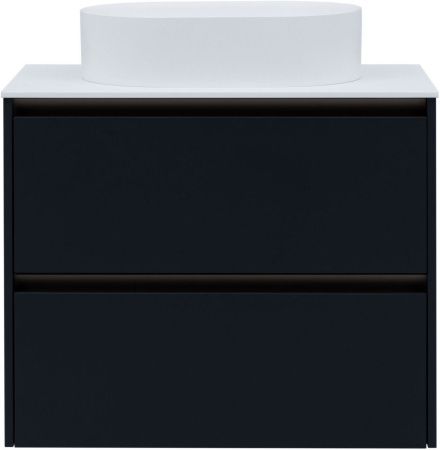 Тумба под раковину Allen Brau Activity 1.34012.AM 80х50 подвесная цвет черный