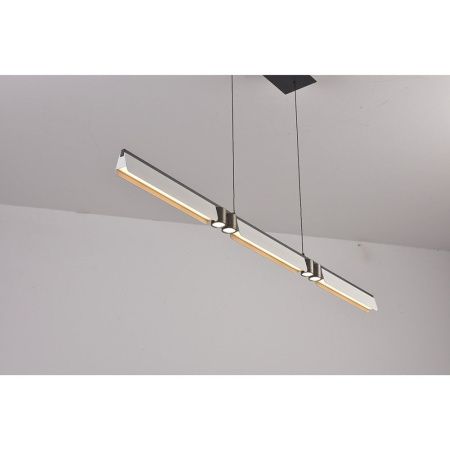 Светильник подвесной iLedex Vision (Висион) 9309D-1200-2 WH+BK
