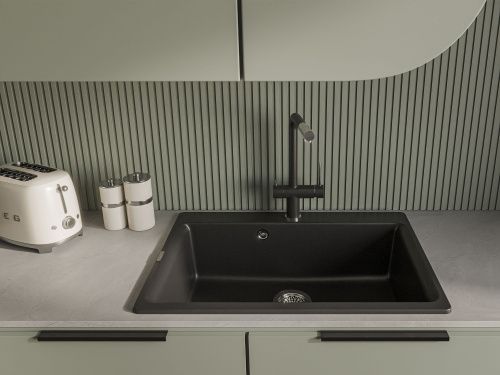 Смеситель для кухни Rivelato 1523513 nero cromo на мойку черный/хром - фото 3