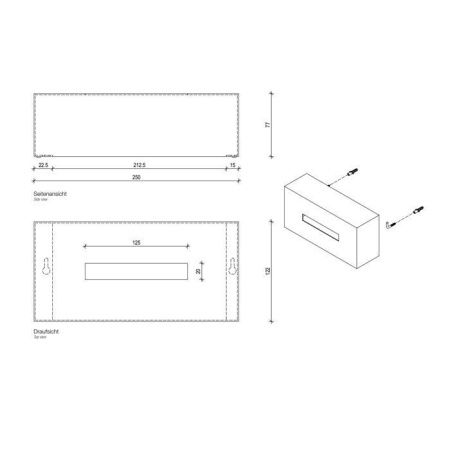 Диспенсер для салфеток Decor Walther Classic 830420