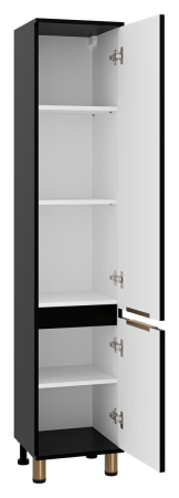 Шкаф-пенал Brevita Enfida ENF-05035-020P 40х170 подвесной цвет черный