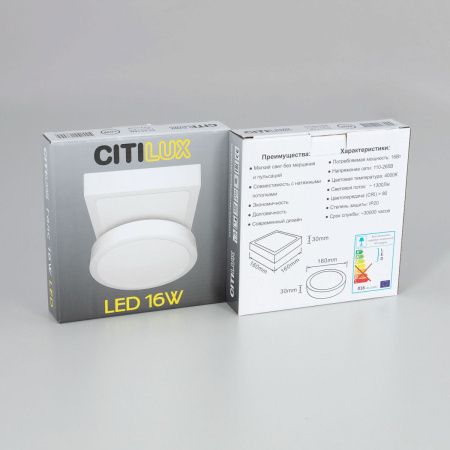 Светильник накладной Citilux Галс CL55K16N