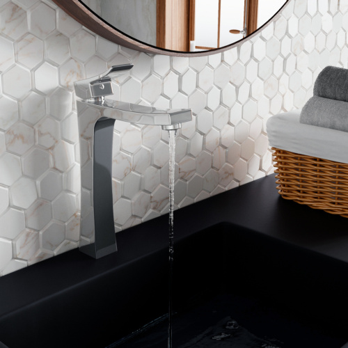 Смеситель WasserKRAFT Aller 1060 1063H на раковину хром - фото 2