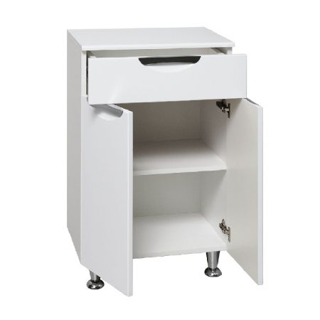 Шкаф-пенал RUNO ЭКОНОМ УТ000002342 50х32х87 напольный цвет белый