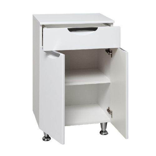 Шкаф-пенал RUNO ЭКОНОМ УТ000002342 50х32х87 напольный цвет белый - фото 2