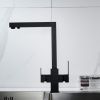 Смеситель для кухни Shevanik S148H на мойку черный