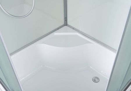 Душевая кабина AvaCan D D5080 80х80 четверть круга с крышей ориентация универсальная