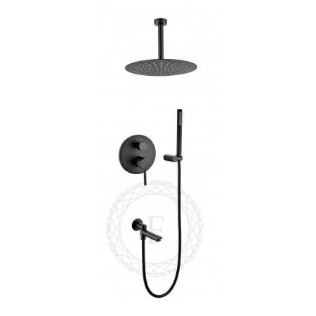 Душевая система Filarete FL1022BL встраиваемая в стену цвет черный