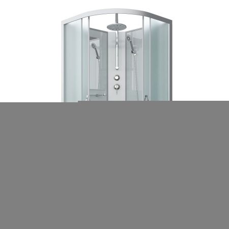 Душевая кабина Niagara Classic 33021424BKTG 100х100 четверть круга без крыши ориентация универсальная