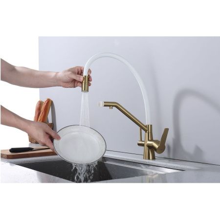 Смеситель для кухни Raglo R80 R80.62.03 на мойку золото