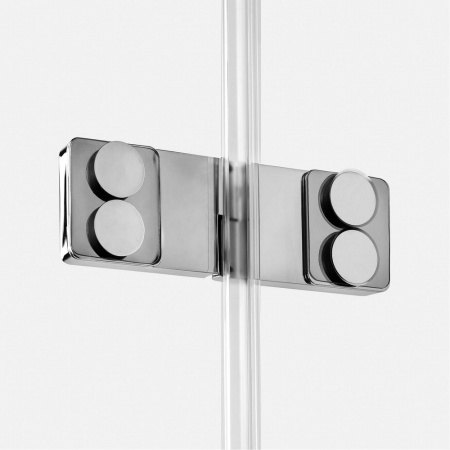 Душевая дверь New Trendy EVENTA PLUS R EXK-4451 80х200 стекло прозрачное профиль хром глянцевый