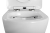 Унитаз подвесной BelBagno UNO BB7306CHR/SC белый с сиденьем микролифт безободковый каскадный смыв