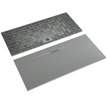 Душевой поддон RGW SMC 553802920-12 90х200 стеклопластик серый