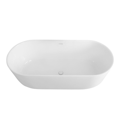 Ванна акриловая Art&Max Genova AM-GENOVA-1700-770 170х78 отдельностоящая овальная - фото 5