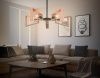 Люстра на штанге Ambrella Light Loft (Лофт) TR80495