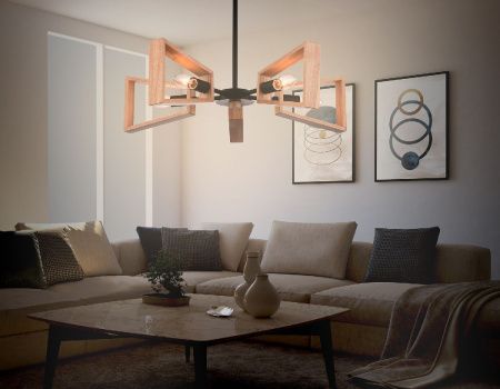 Люстра на штанге Ambrella Light Loft (Лофт) TR80495