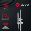 Душевая стойка Agger Slim A2291200 настенная цвет хром