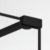 Душевая перегородка New Trendy NEW MODUS Black EXK-5556 80х200 стекло прозрачное профиль черный
