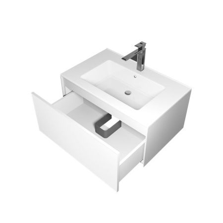 Тумба под раковину Uperwood Parma Premium 3930205463 80х50 подвесная цвет белый