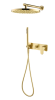 Душевая система Boheme Spectre 454-MG встраиваемая в стену цвет золото