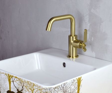 Смеситель Bronze de Luxe 1760'S 1178CG на раковину золото