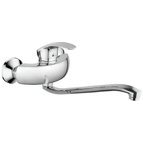 Смеситель для раковины Fashun A4621 настенный хром - фото 2