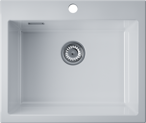 Кухонная мойка Omoikiri Omishima 60 4997466 60х20 цвет белый поверхность глянцевая - фото 2
