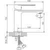 Смеситель Haiba HB590-7 HB10590-7 на раковину черный
