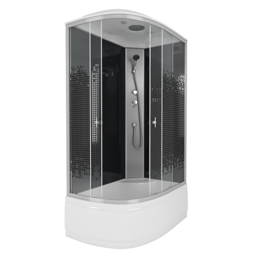 Душевая кабина Niagara Eco 7510R 120х80 асимметричная с крышей - фото 2