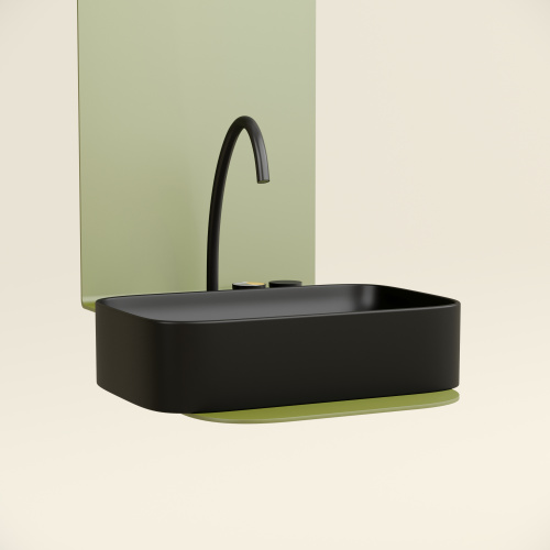 Раковина Ceramica Nova ELEMENT 61 см CN6053MB накладная цвет черный матовый - фото 5