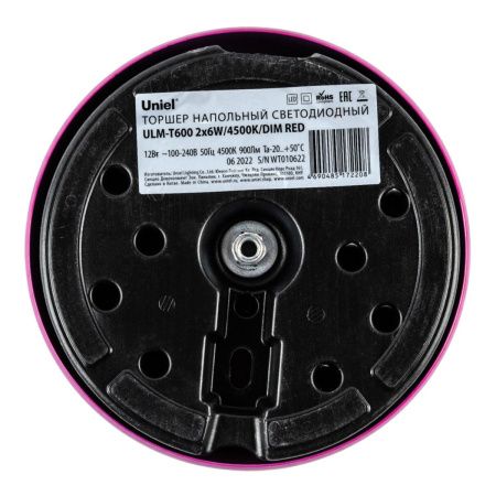 Торшер Uniel UML-T600 ULM-T600 2х6W/4500K/DIM RED