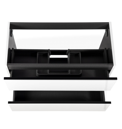 Тумба под раковину Visobath Granada 87525/87605 100х45х55 подвесная цвет белый матовый - фото 5