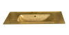 Раковина стеклянная Armadi Art NeoArt/Monaco/Lucido 852-110-GF 110х50 накладная цвет золото 1 отверстие под смеситель