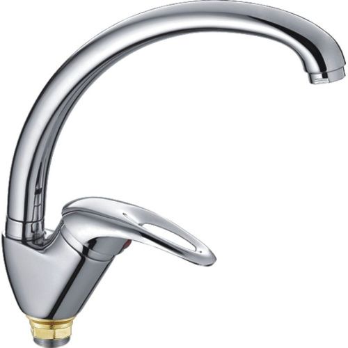 Смеситель для кухни Cron CN4103-2 на мойку хром - фото 2